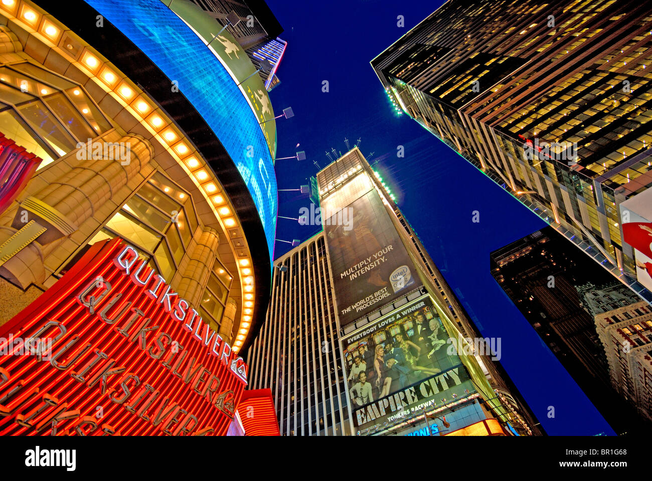 Times Square a New York STATI UNITI D'AMERICA Foto Stock