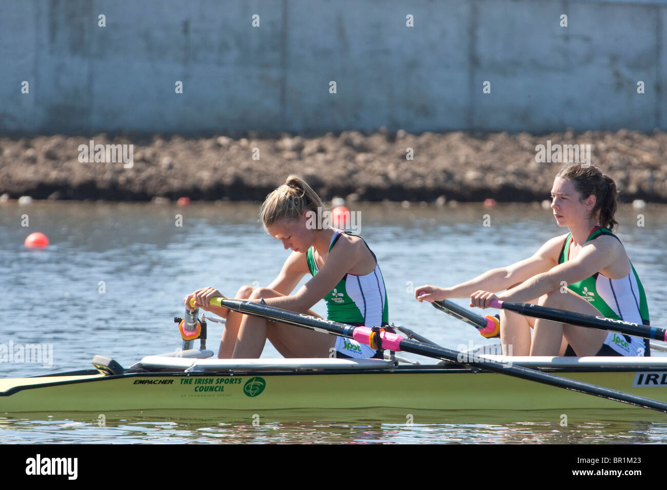 MONTEMOR-o-Velho, Portogallo 10/09/2010. Il 2010 Europeo campionati di canottaggio presso il centro acquatico, Montemor-o-Velho,. Foto Stock