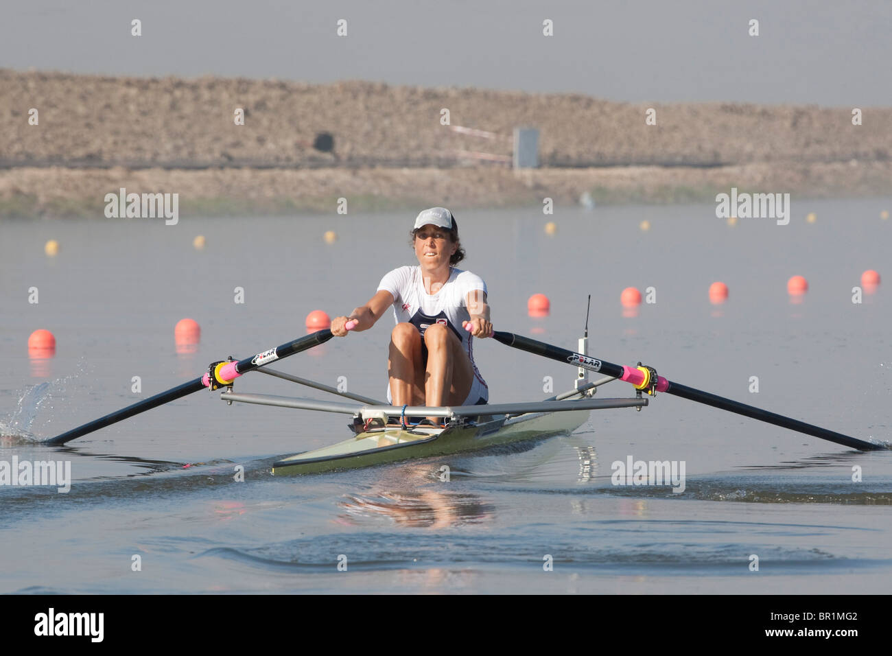 MONTEMOR-o-Velho, Portogallo 10/09/2010. Il 2010 Europeo campionati di canottaggio presso il centro acquatico, Montemor-o-Velho,. Foto Stock