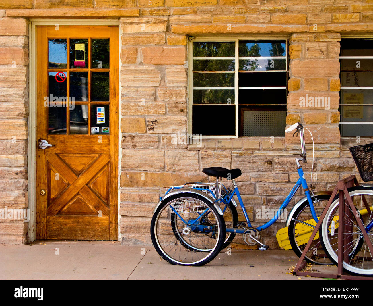Biciclette & porta Foto Stock
