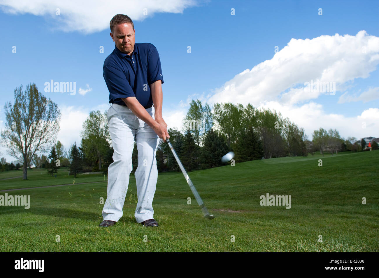 Dave McCleave PGA Professional a Southridge Campo da golf Fort Collins, Colorado. Foto Stock