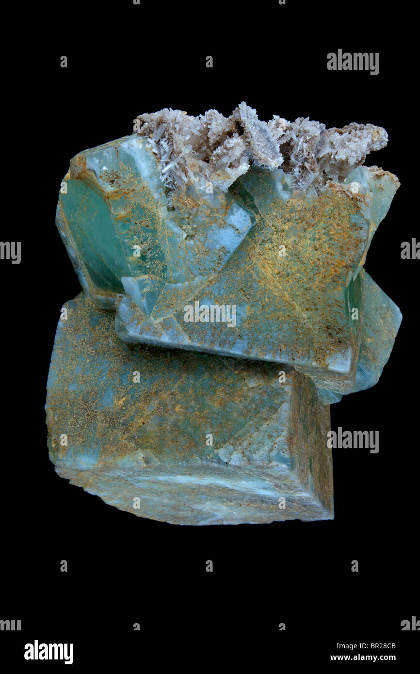 Fluorite (CaF2-fluoruro di calcio) fluorite è uno dei più popolari minerali  tra i collezionisti - classe di minerali: alogenuri Cina Foto stock - Alamy