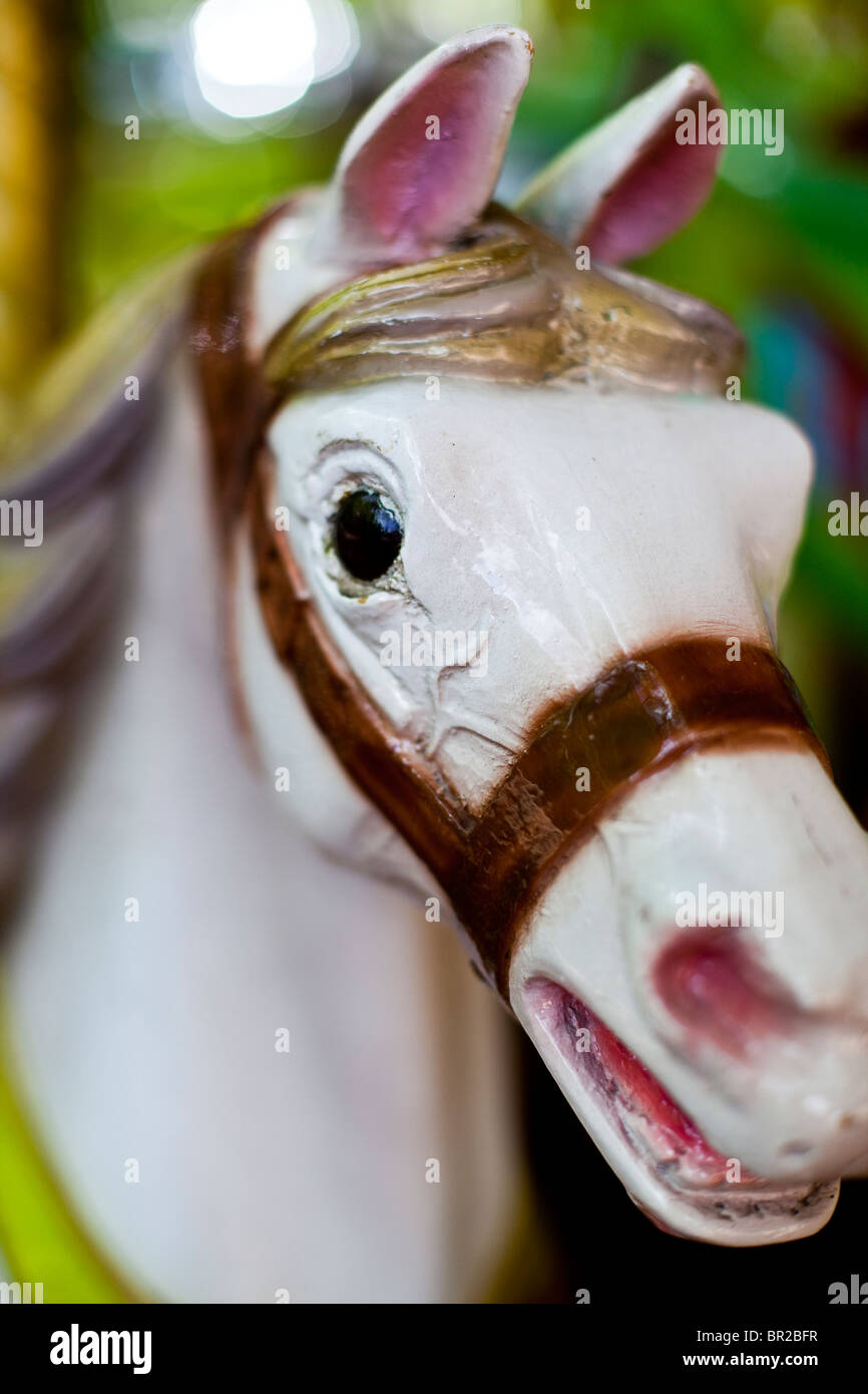 Carosello di cavalli Foto Stock