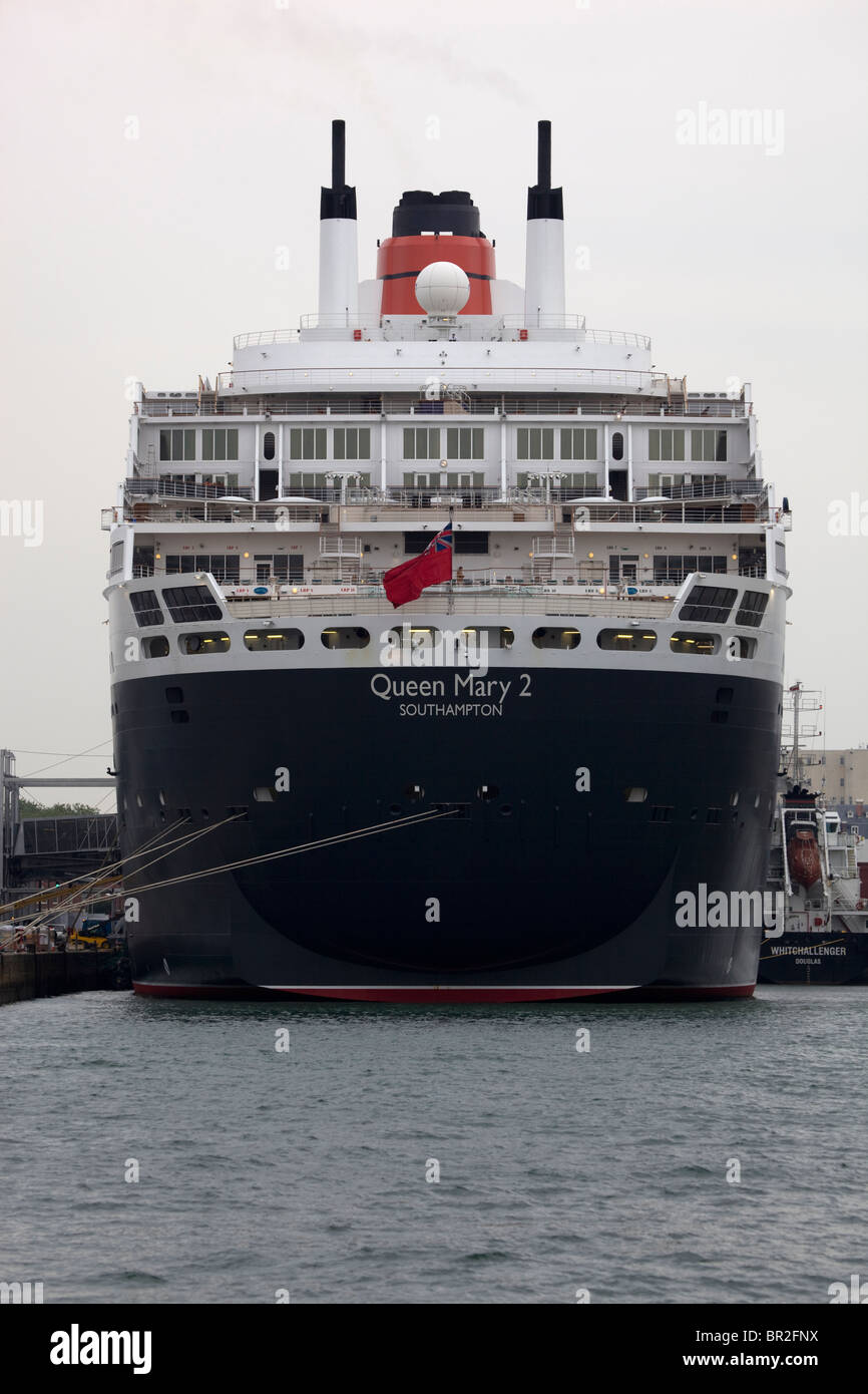 Queen Mary 2 Southampton Dock England Regno Unito Foto Stock