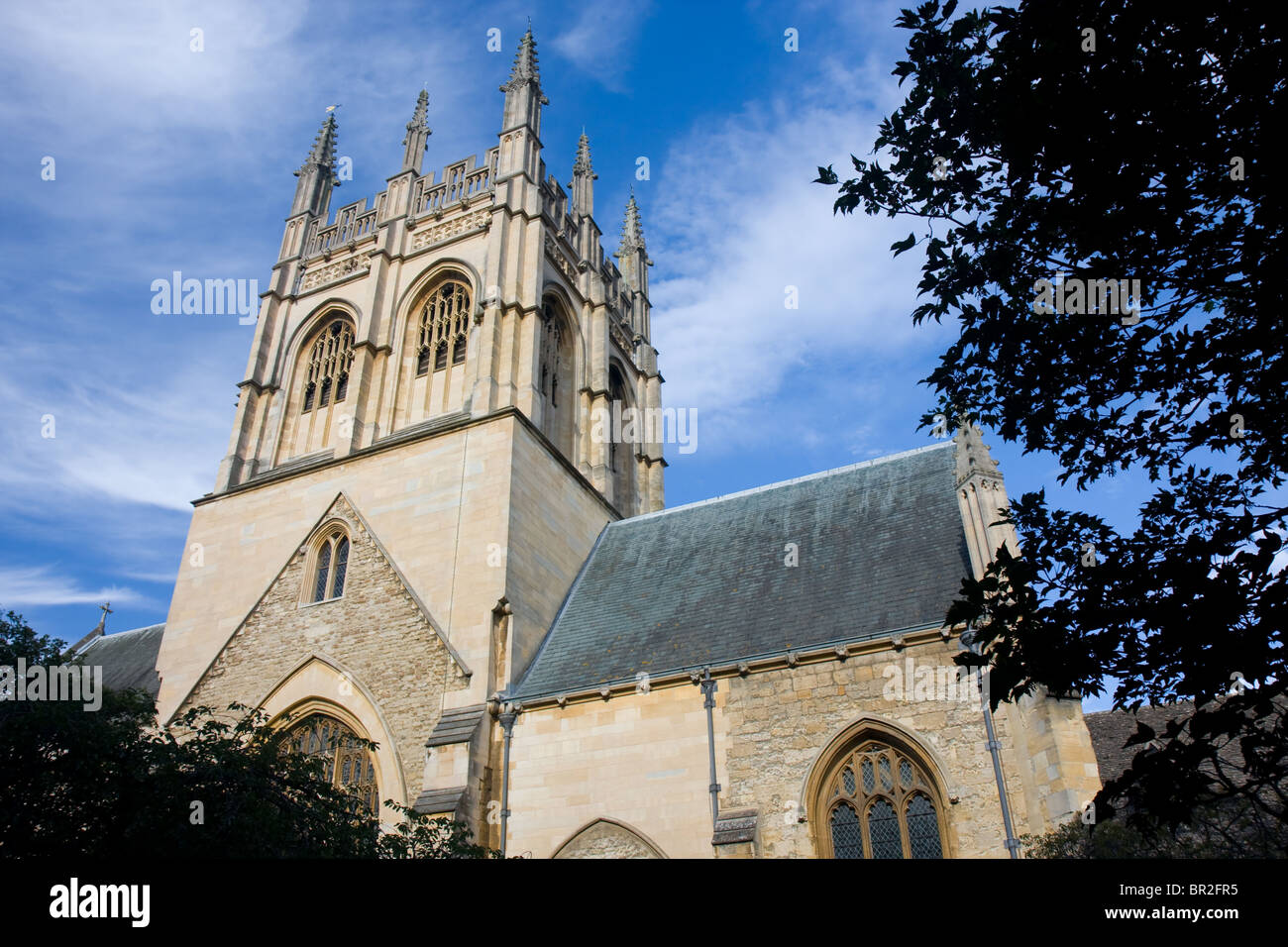 La cappella del Merton College di Oxford Foto Stock