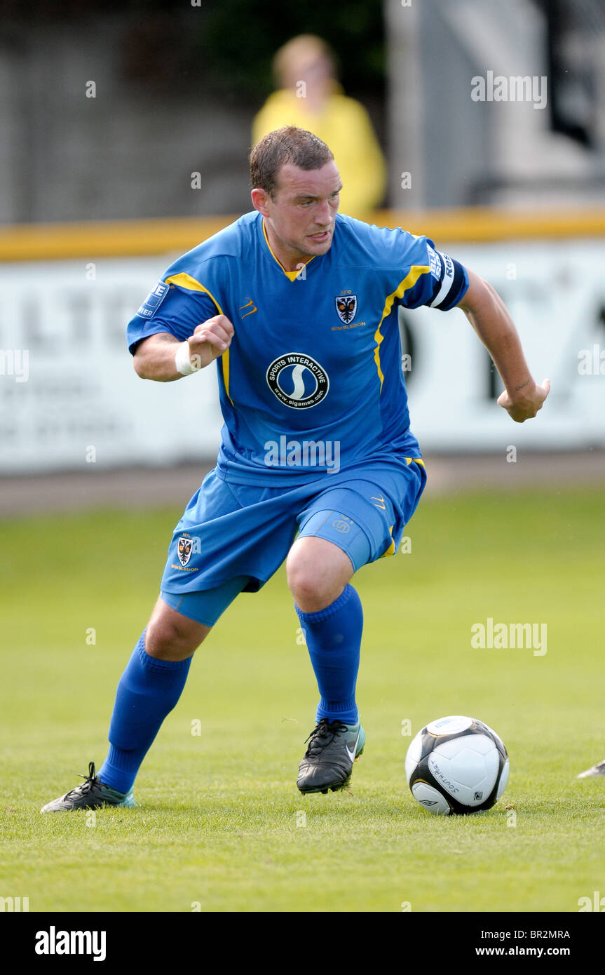 2010 Blue Square Premier League Southport v AFC Wimbledon ago 14th.Kedwell di Wimbledon. Foto Stock