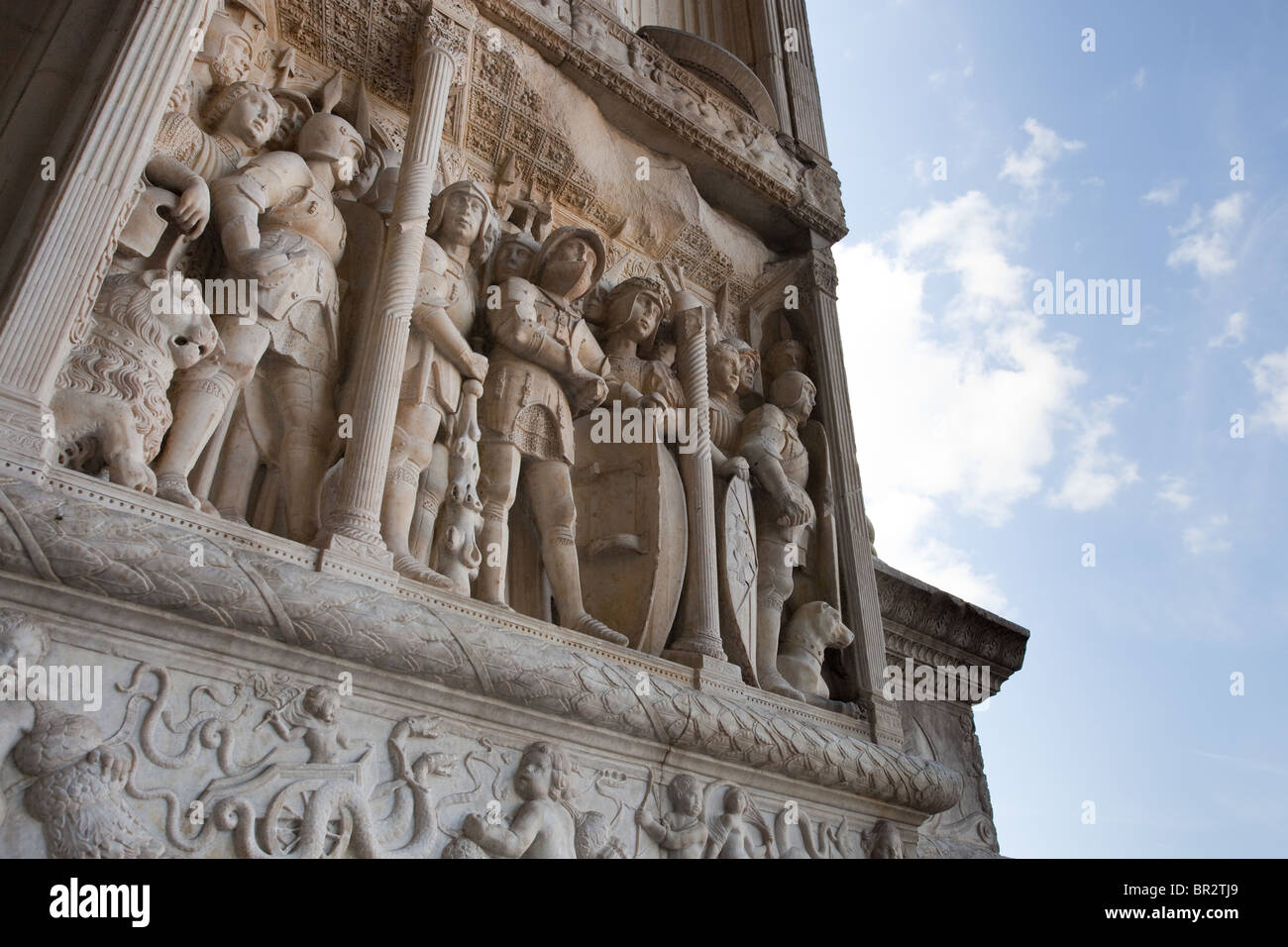 Castel nuovo maschio Angioino Napoli Campania Italia Foto Stock