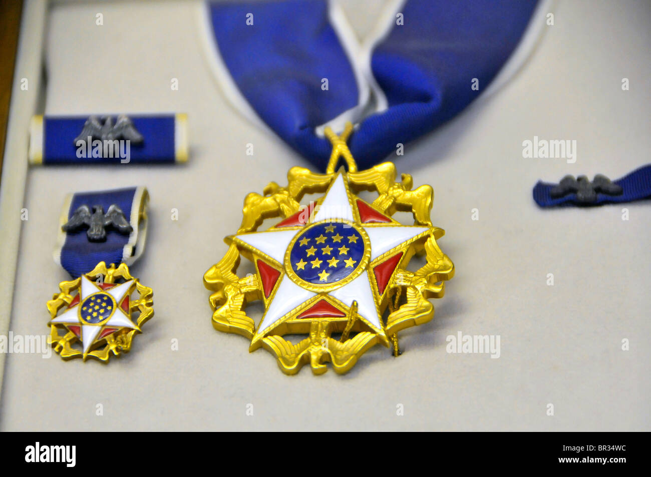 Medaglia presidenziale della libertà Sam Walton Bentonville Arkansas Foto Stock