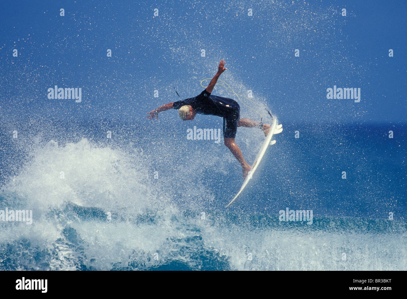 Surf Rocky Point, Hawaii. Foto Stock