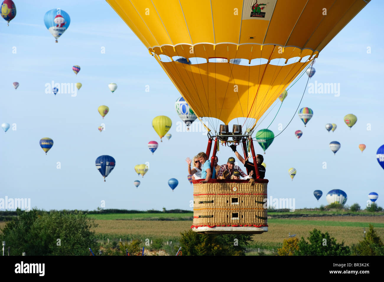 Hot Air Balloon Festival 2010 in Germania Warstein Foto Stock