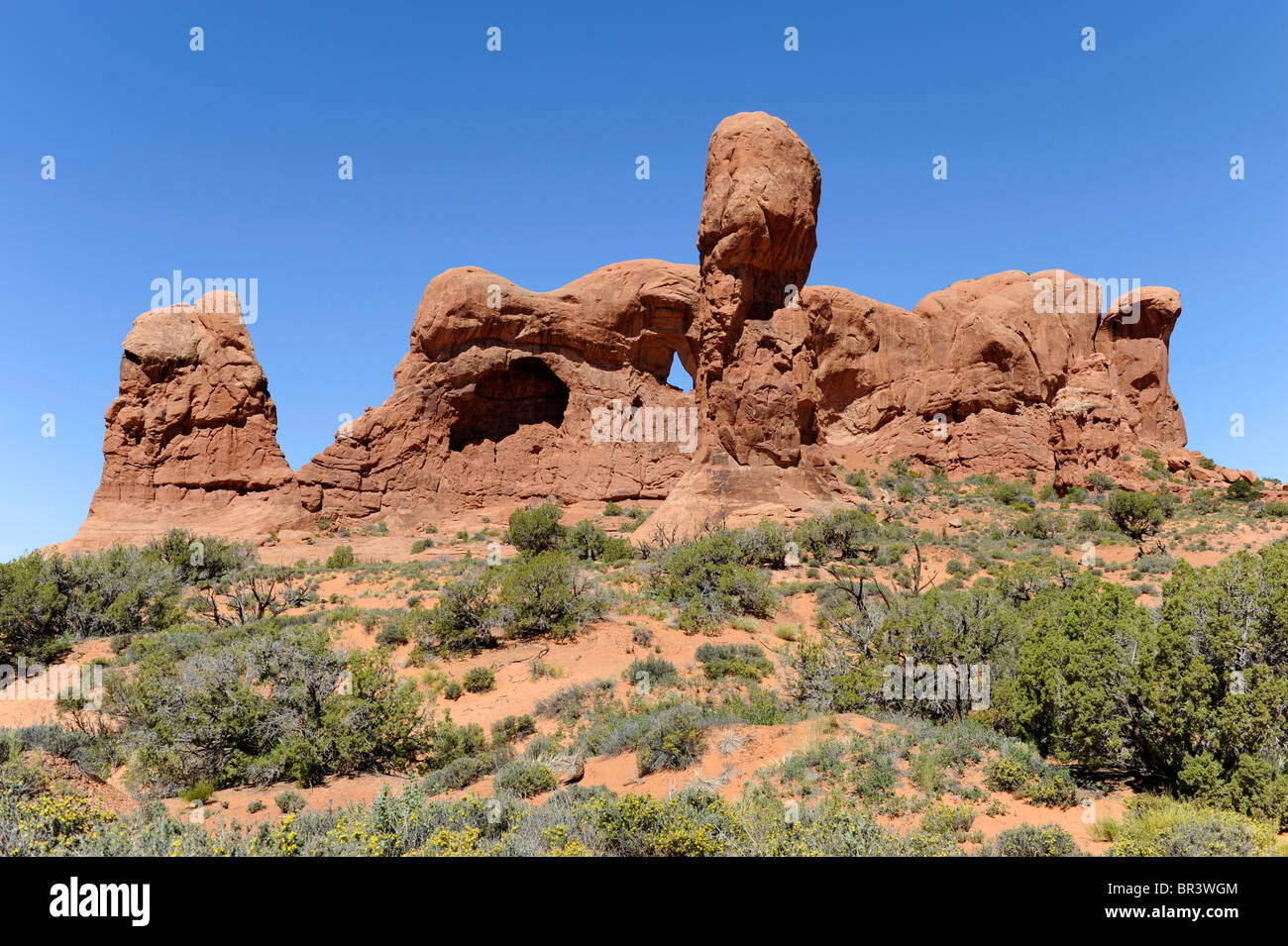 Parco Nazionale di Arches Moab Utah Foto Stock