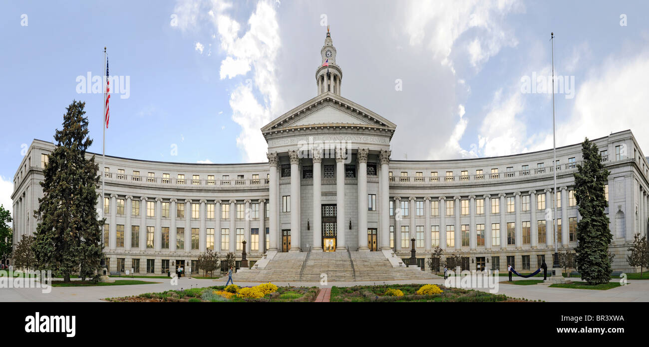 Denver City County Building Colorado Foto Stock