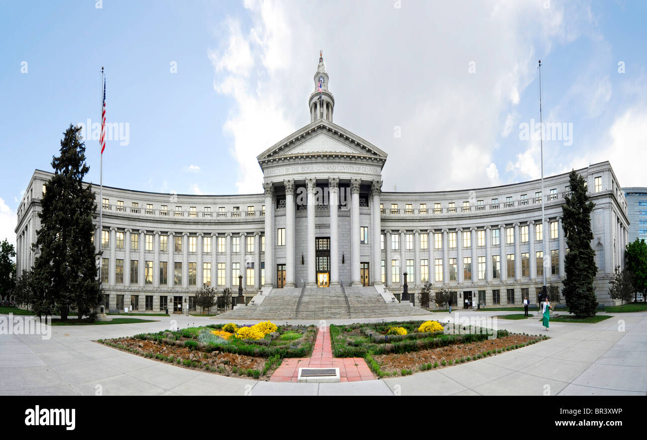Denver City County Building Colorado Foto Stock