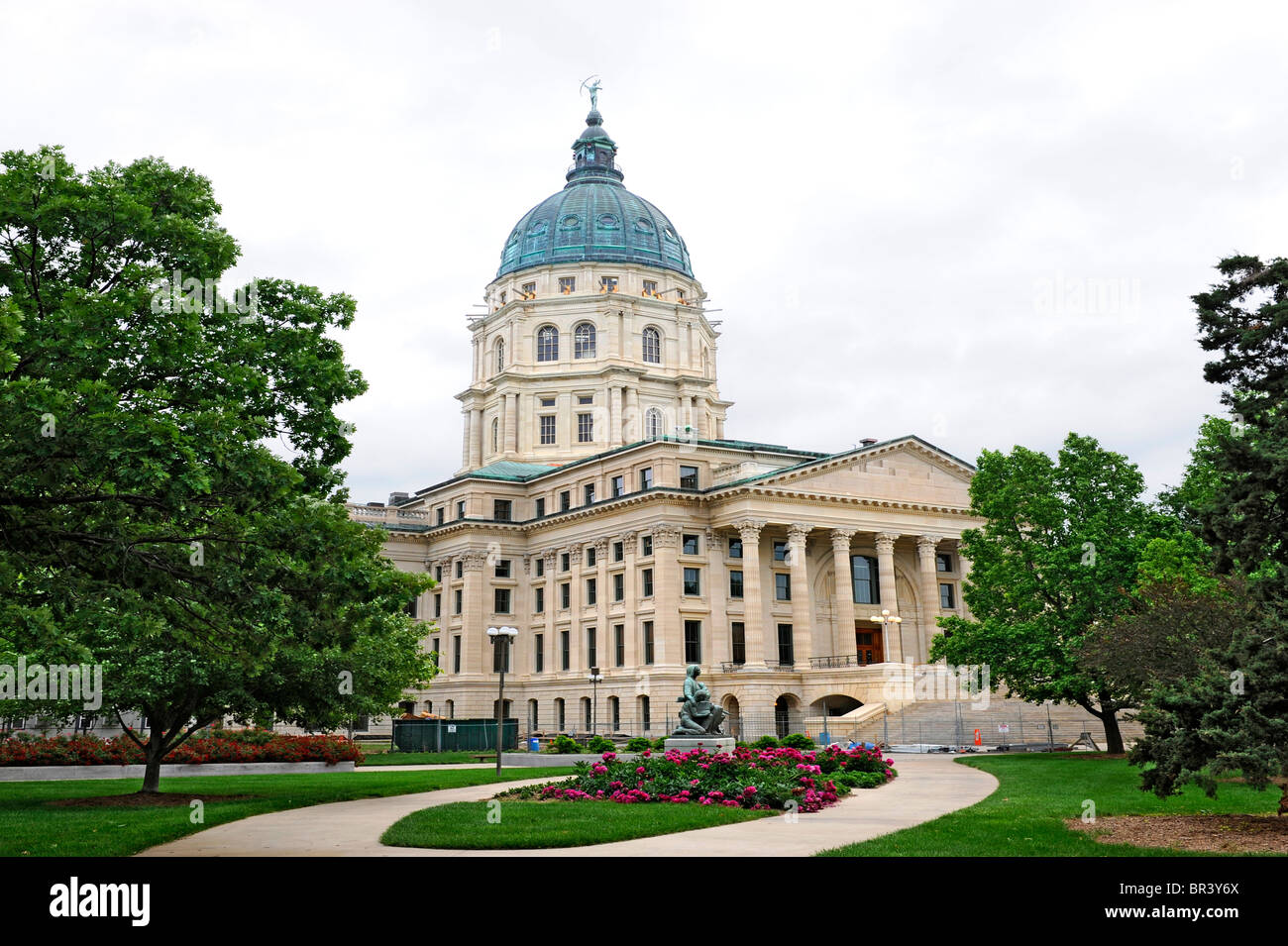 State Capitol Building Topeka Kansas Foto Stock