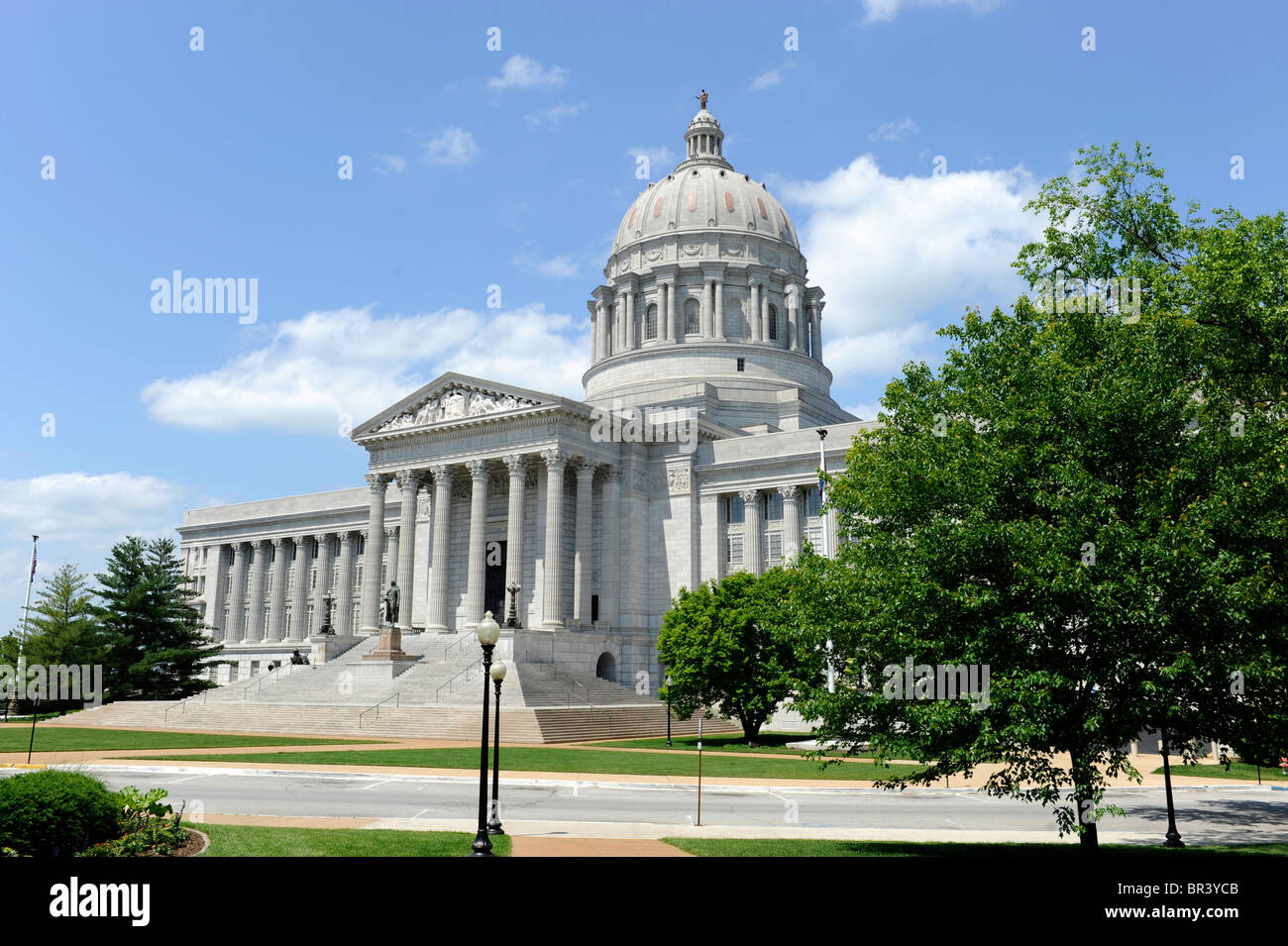 State Capitol Jefferson City Missouri Foto Stock