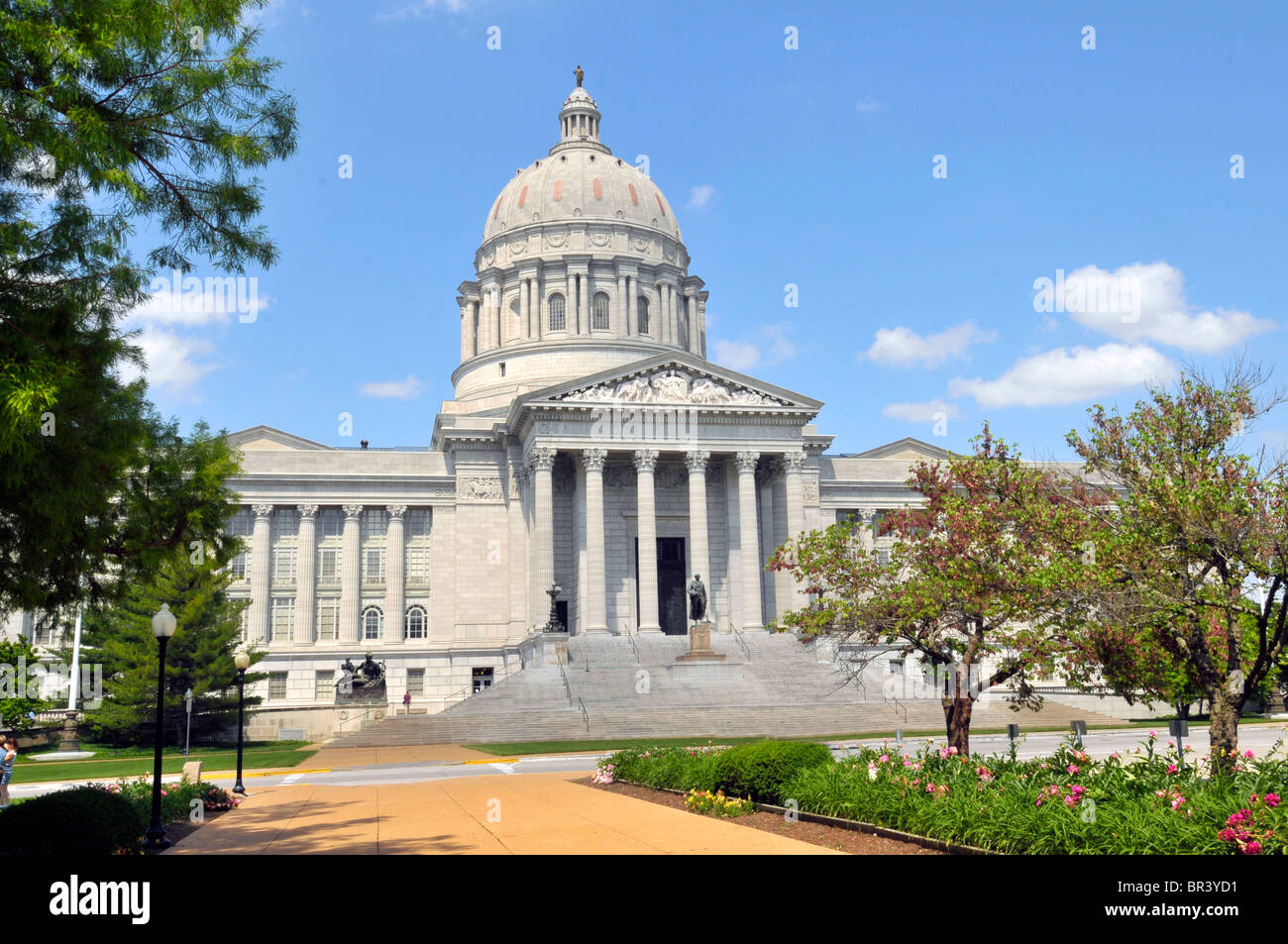 State Capitol Jefferson City Missouri Foto Stock