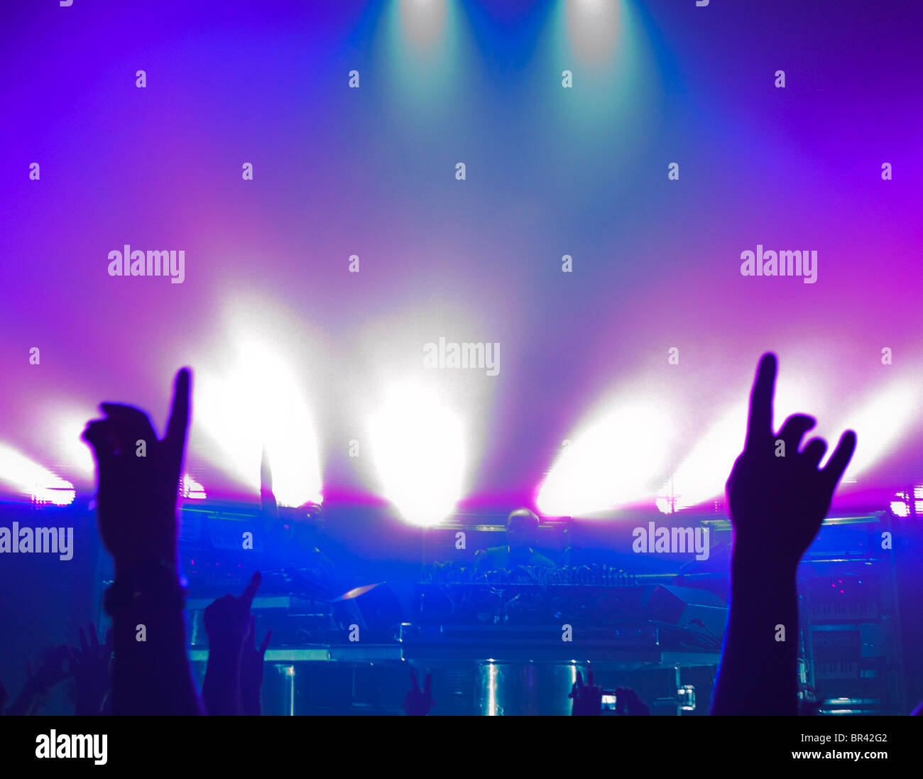 La Chemical Brothers musica dal vivo alla Roundhouse di Londra Foto Stock