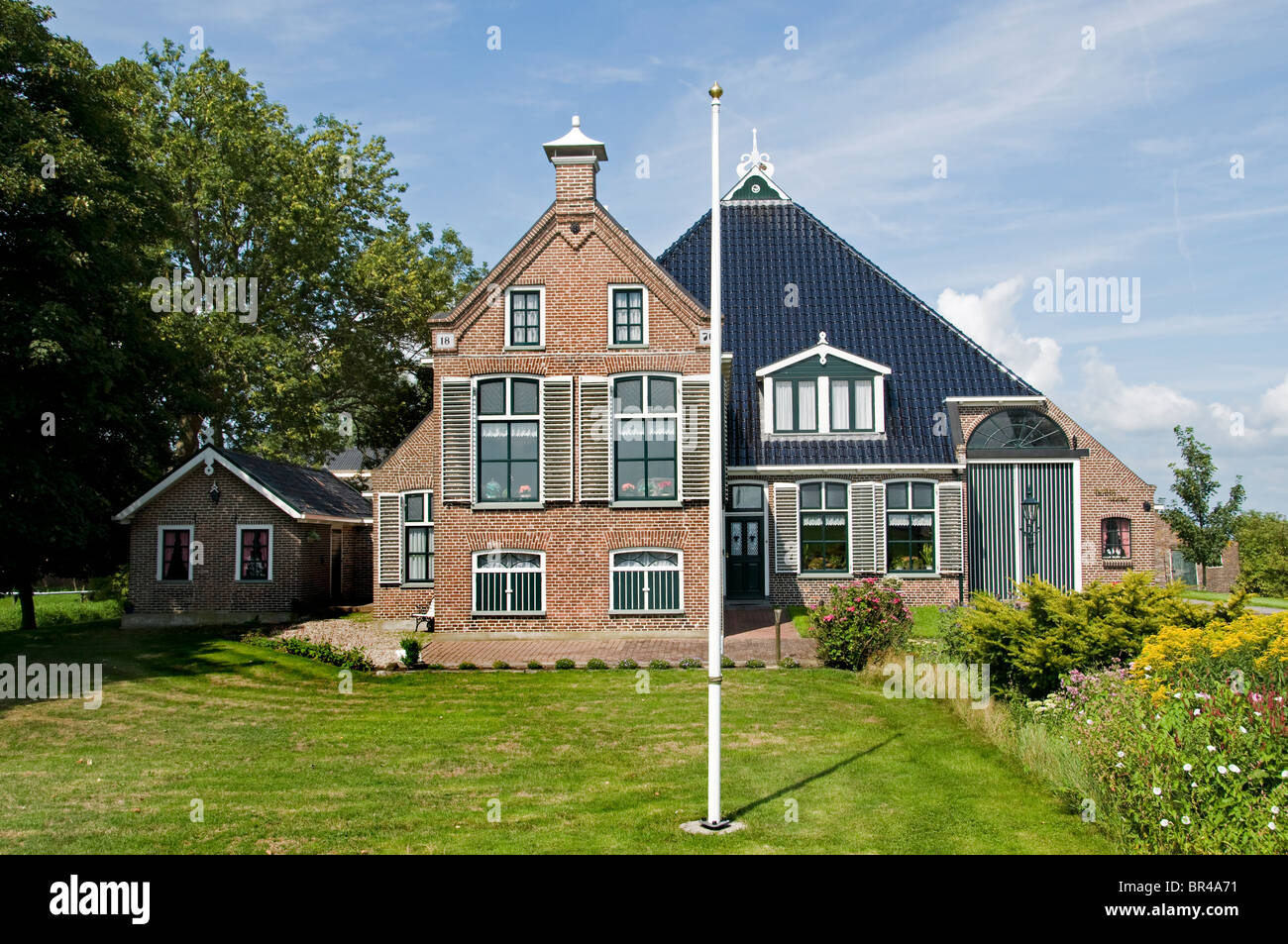 Frisia Paesi Bassi Farm paese sede manor Foto Stock
