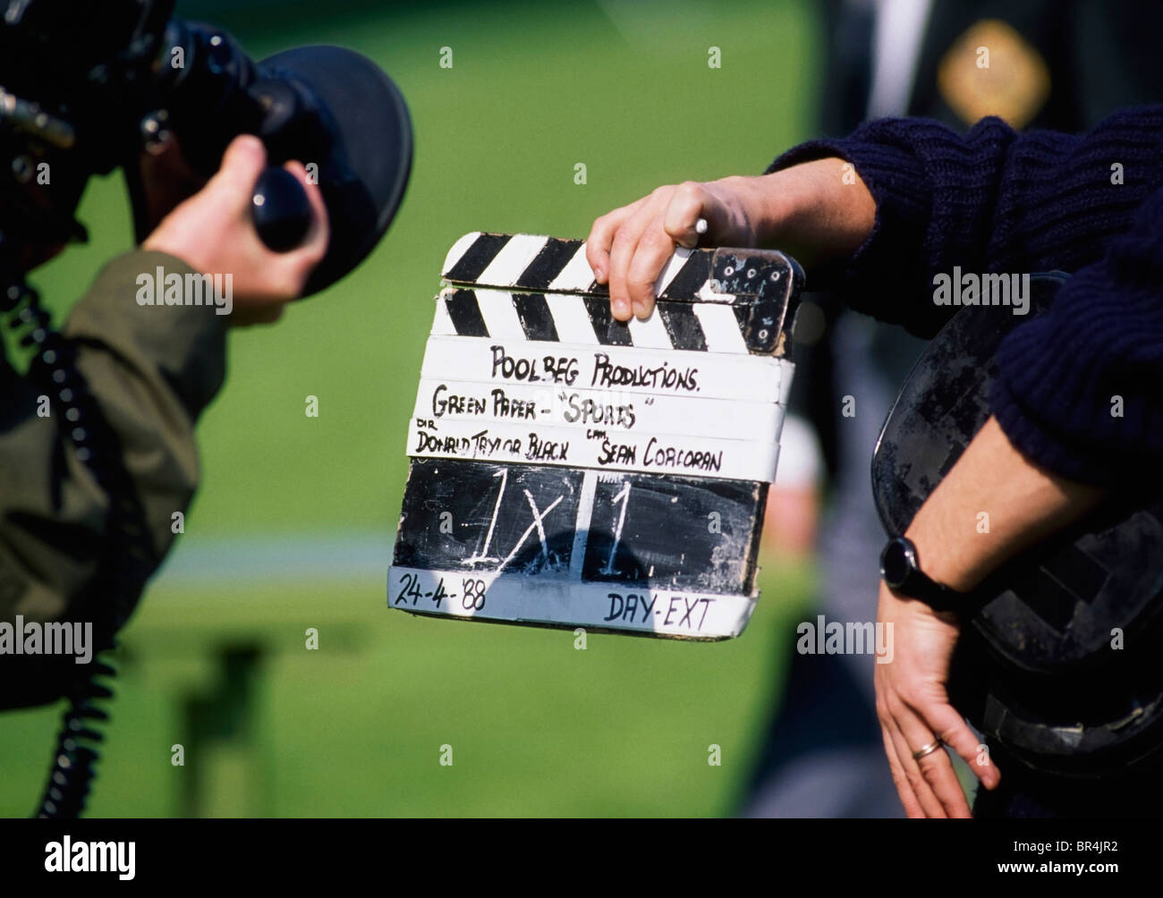 Troupe televisiva Foto Stock Troupe televisiva Foto Stock