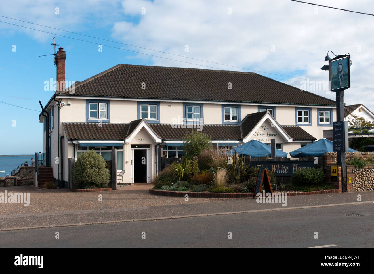 Il Cavallo Bianco, Brancaster Staithe, Norfolk Foto Stock