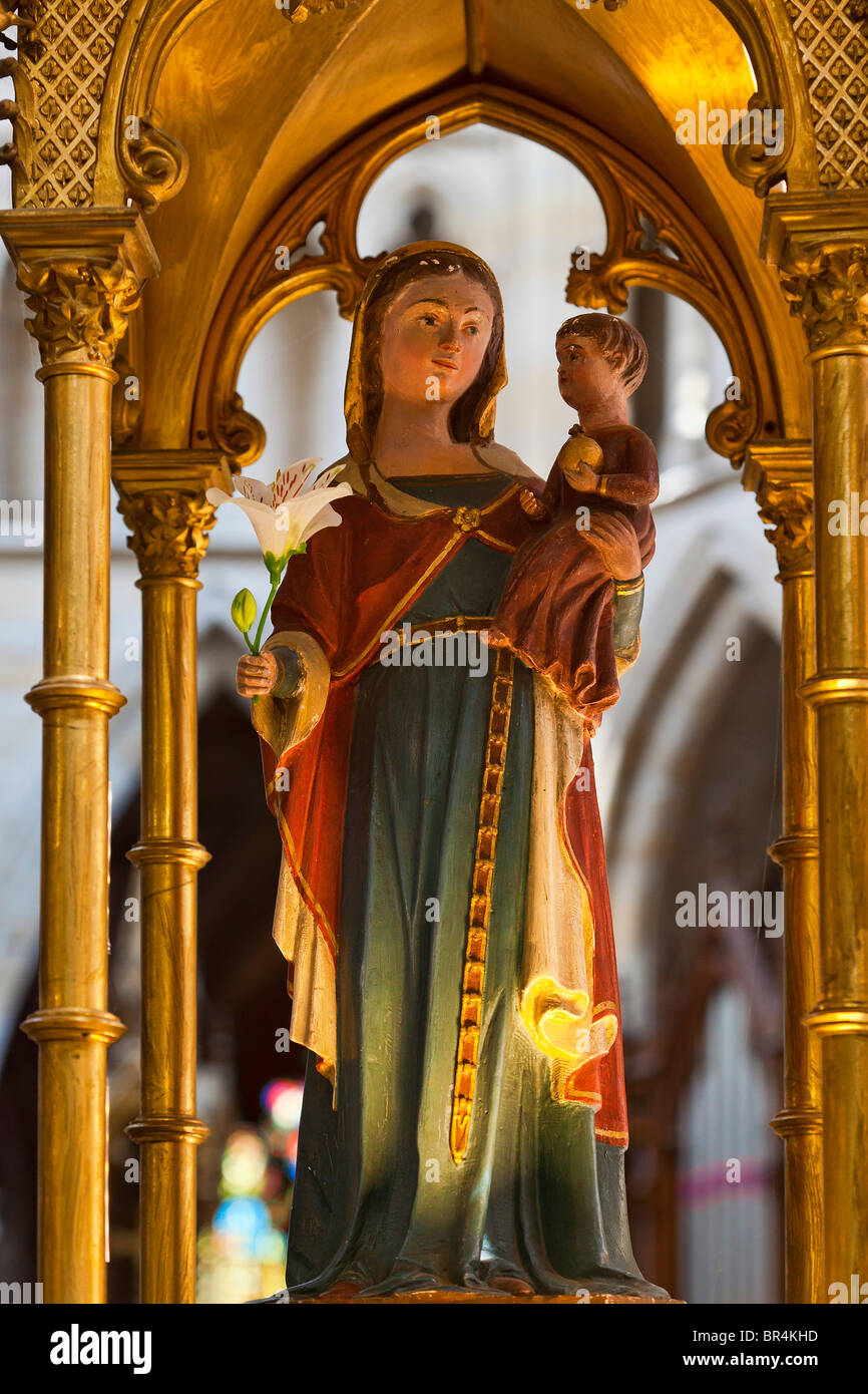 Francia, Marne, l'Epine, la cattedrale di Notre Dame de l'Epine Basilica elencati come patrimonio mondiale dall' UNESCO Foto Stock