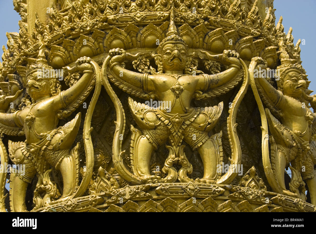 Scultura di cera Thien Pansa Ubon, Ubon Ratchathani, Thailandia Foto Stock