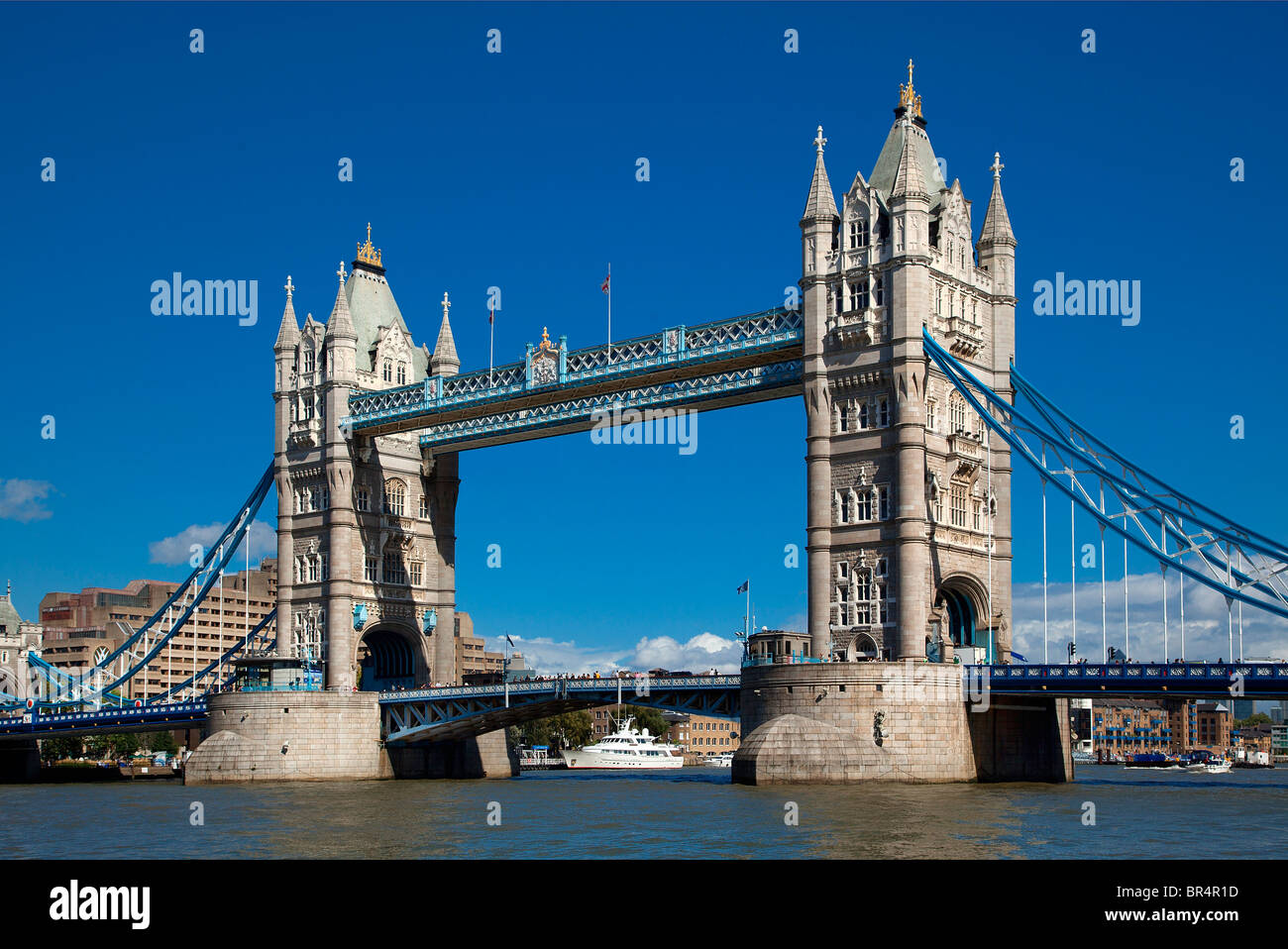 Europa, Regno Unito, Inghilterra, Londra, il Tower Bridge Foto Stock