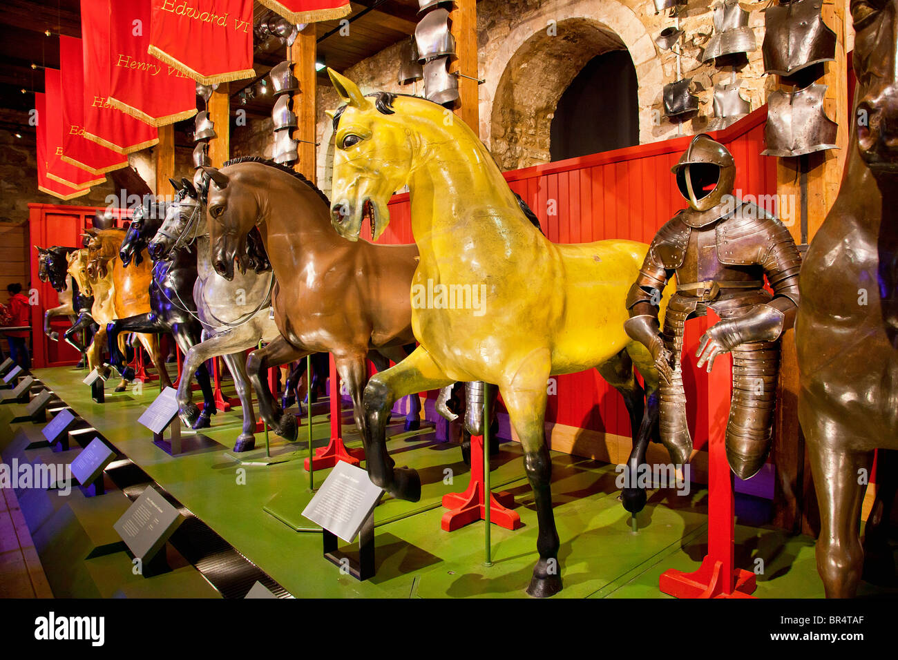 Europa, Regno Unito, Inghilterra, Londra, Armor visualizzare nella torre bianca a Londra Foto Stock