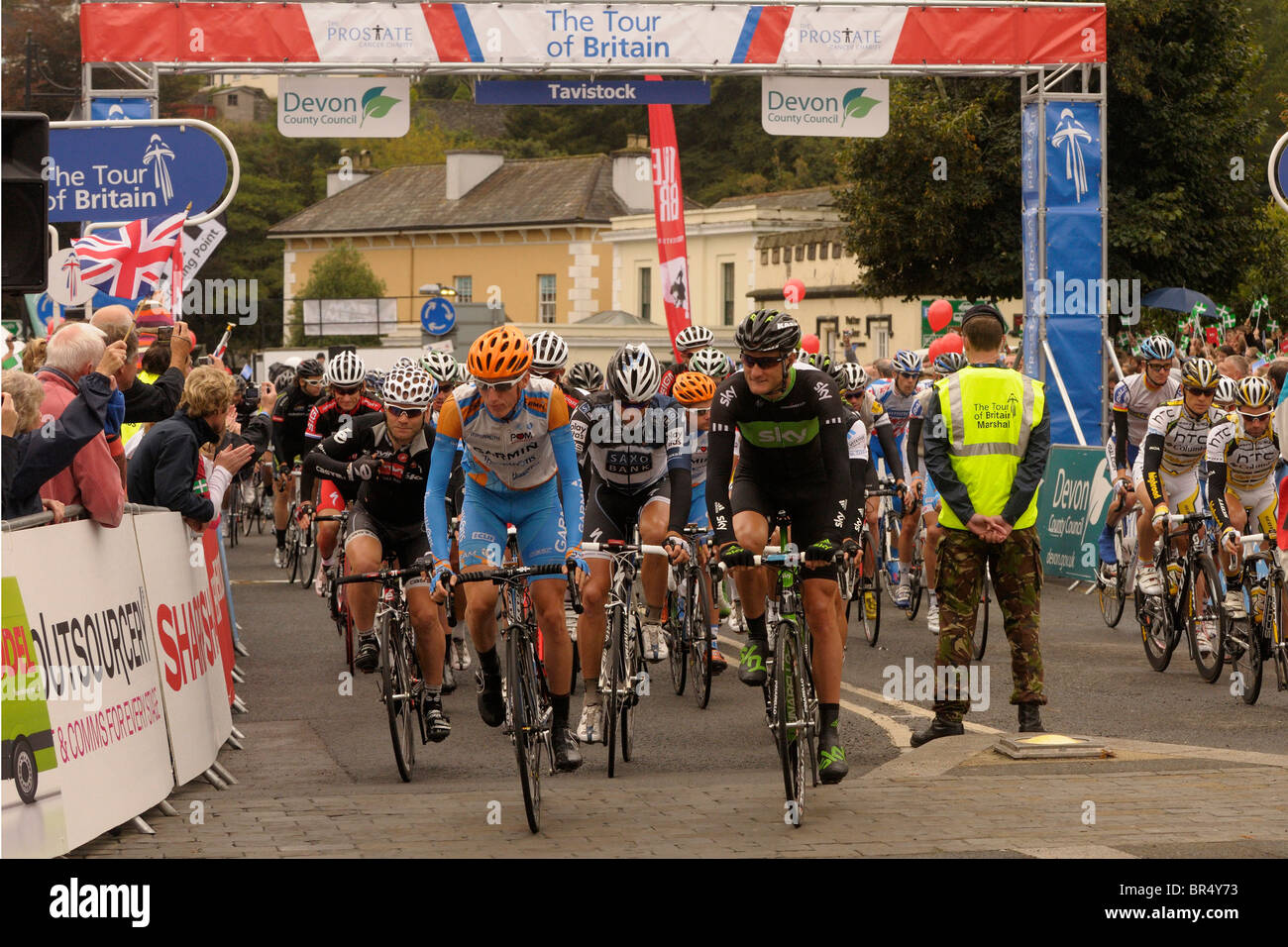 Inizio della fase 5 del tour della Gran Bretagna Foto Stock