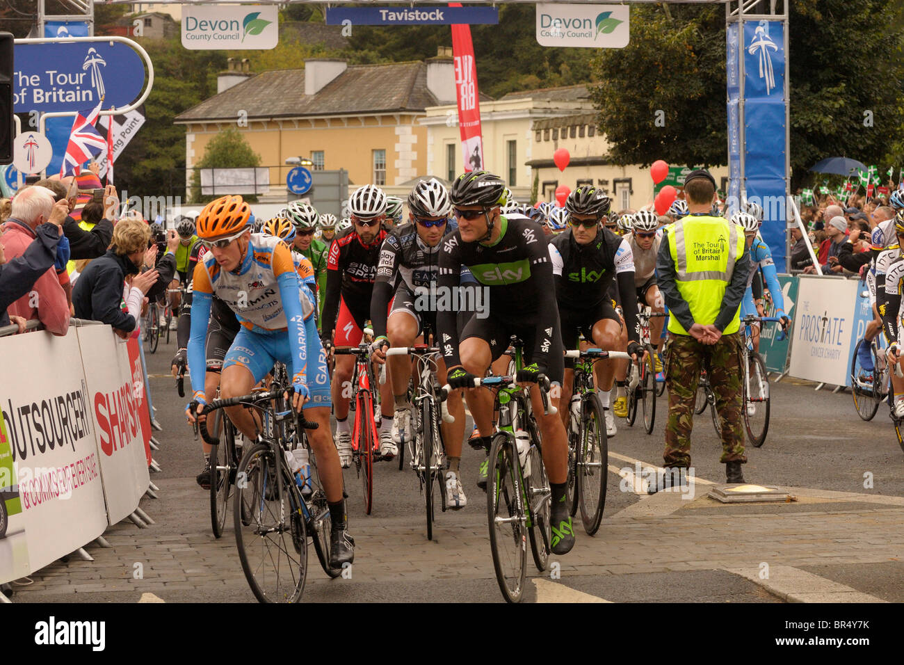 Inizio della fase 5 del tour della Gran Bretagna Foto Stock