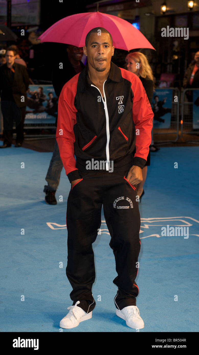 MC Harvey assiste il gala premiere di ' altri ragazzi ' diretto da Adam MacKay al West End Vue, Leicester Square, Londra Foto Stock