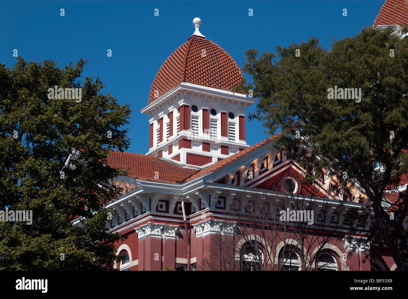 La Casa Corte, Crown Point, Indiana, Stati Uniti d'America. In precedenza il Lake County Jail House che John Dillinger scoppiata di su 03 Mar 1934. Foto Stock