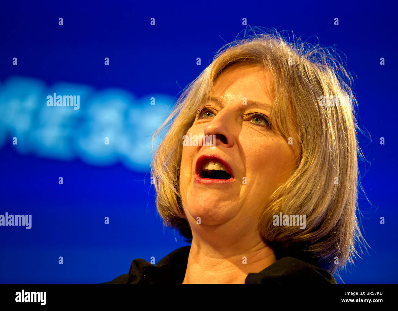 Primo Ministro britannico Theresa Maggio MP Foto Stock