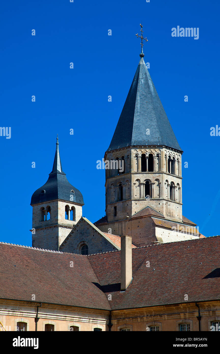 L'Europa, Francia, Saône-et-Loire, Abbazia di Cluny, Foto Stock