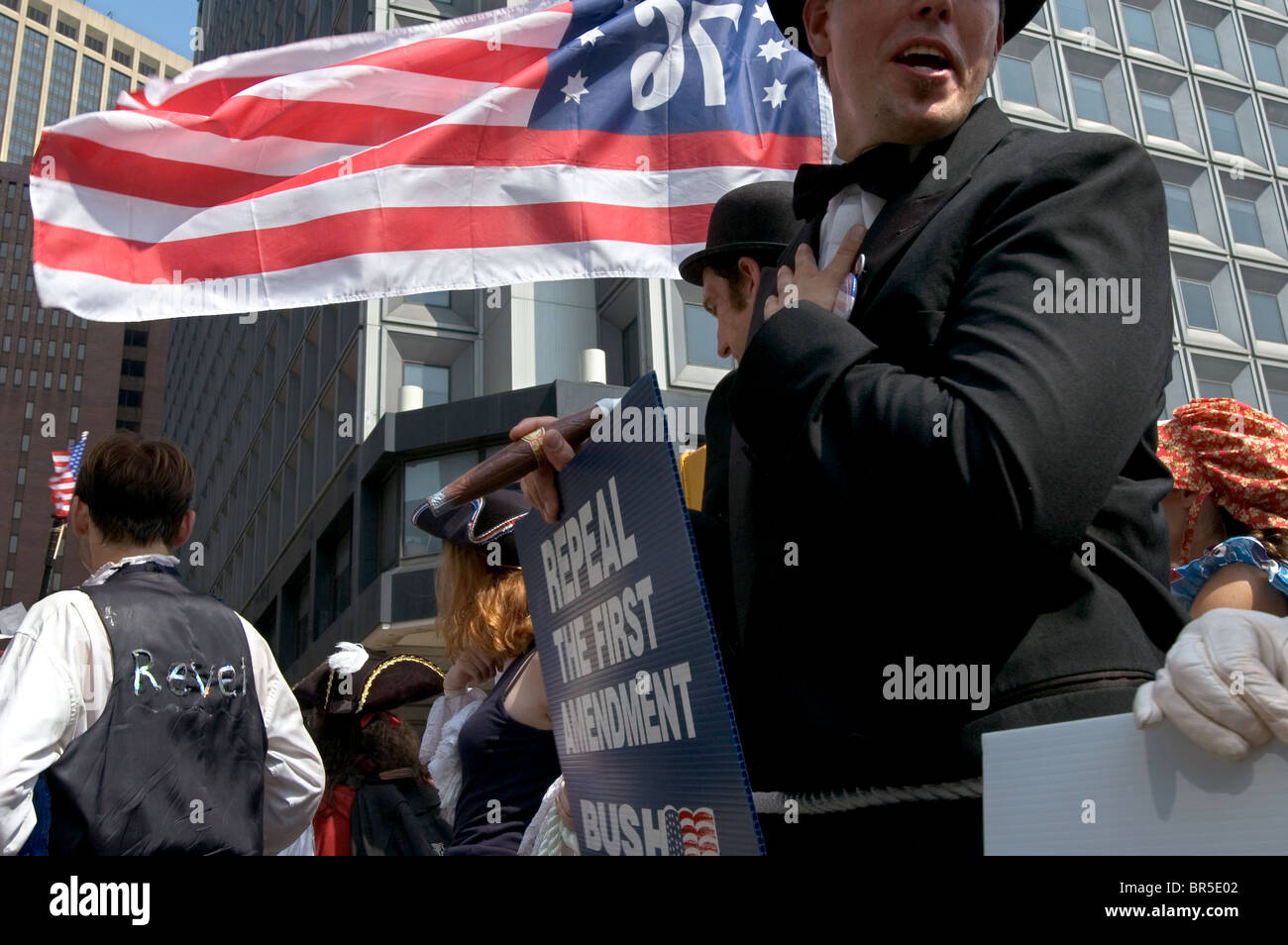 Miliardari per Bush pre-azione RNC Foto Stock