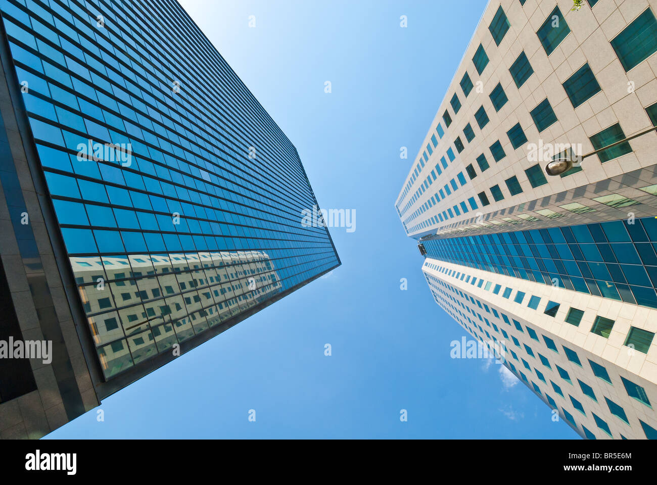 Centro finanziario edifici ad alta, regioni Centro e Wachovia torre in Birmingham, Alabama, STATI UNITI D'AMERICA Foto Stock