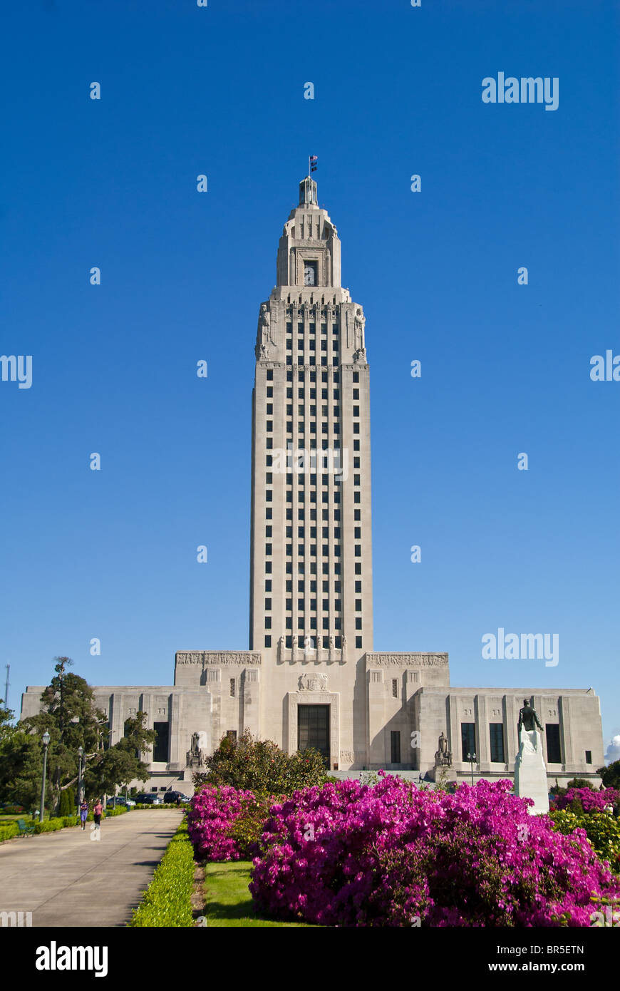 La Louisiana State Capitol di Baton Rouge, Louisiana, Stati Uniti d'America Foto Stock