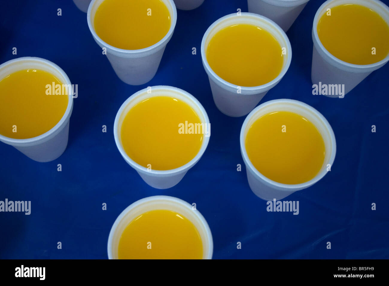 Succo di arancia in una funzione di partito in Atlanta GA. Foto Stock