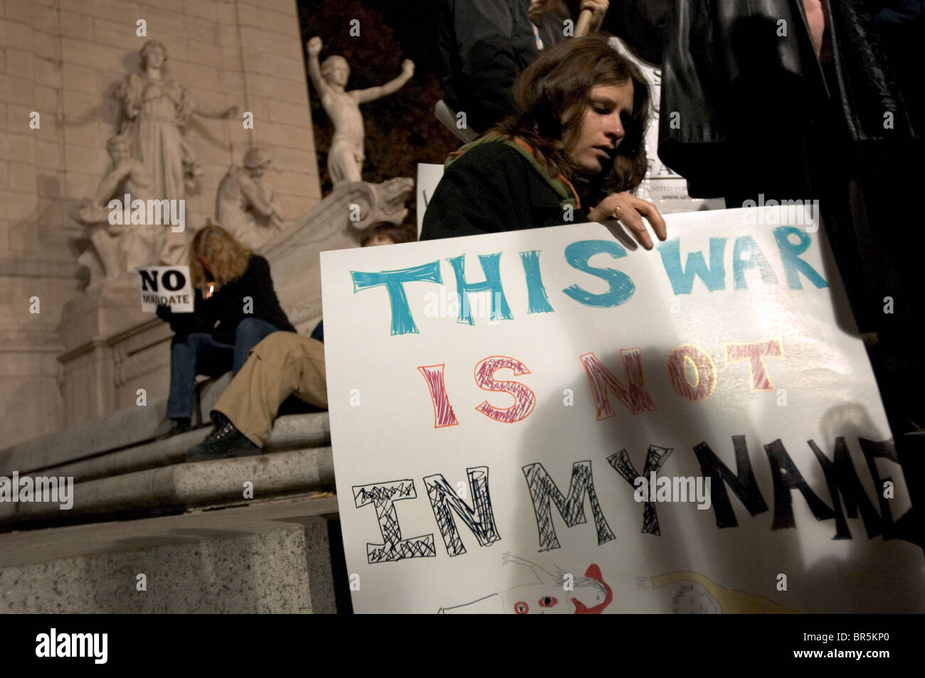 Veterani del giorno di protesta contro la guerra in Iraq Foto Stock