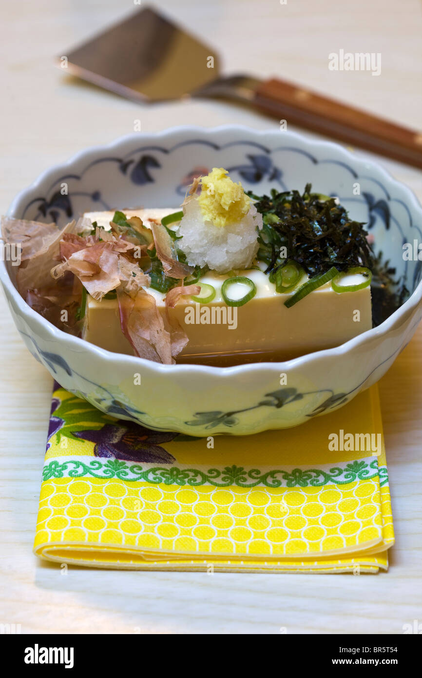 Niyakko (riscaldato il tofu piatto) Foto Stock