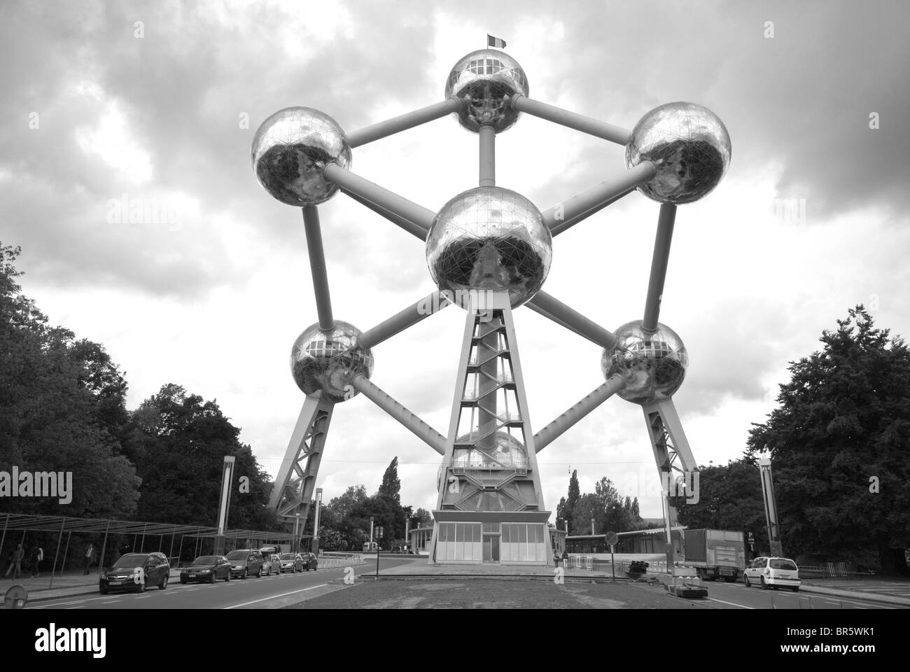 Atomium di Bruxelles Foto Stock