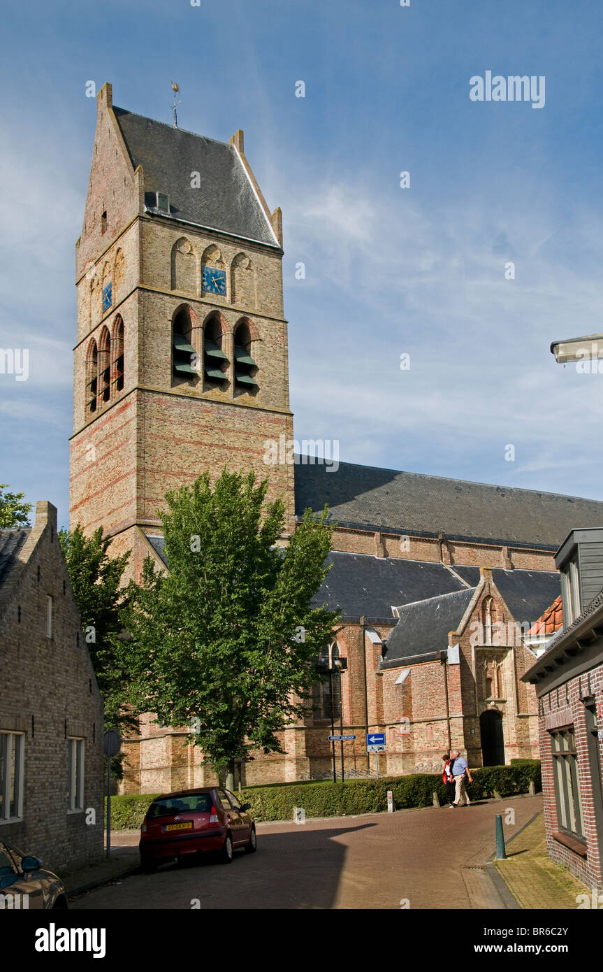 Martinikerk Bolsward città storica città Paesi Bassi Friesland Foto Stock