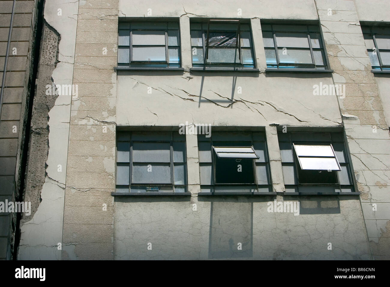 1985 Città Del Messico i danni del terremoto. Foto Stock