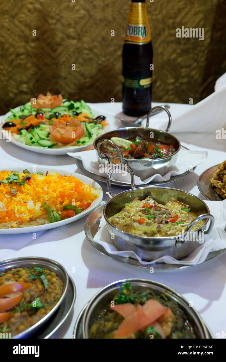 Tour di curry Bradford case Yorkshire Foto Stock