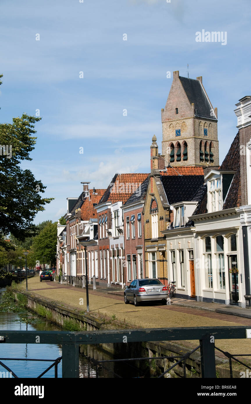 Bolsward città storica città Paesi Bassi Friesland Foto Stock