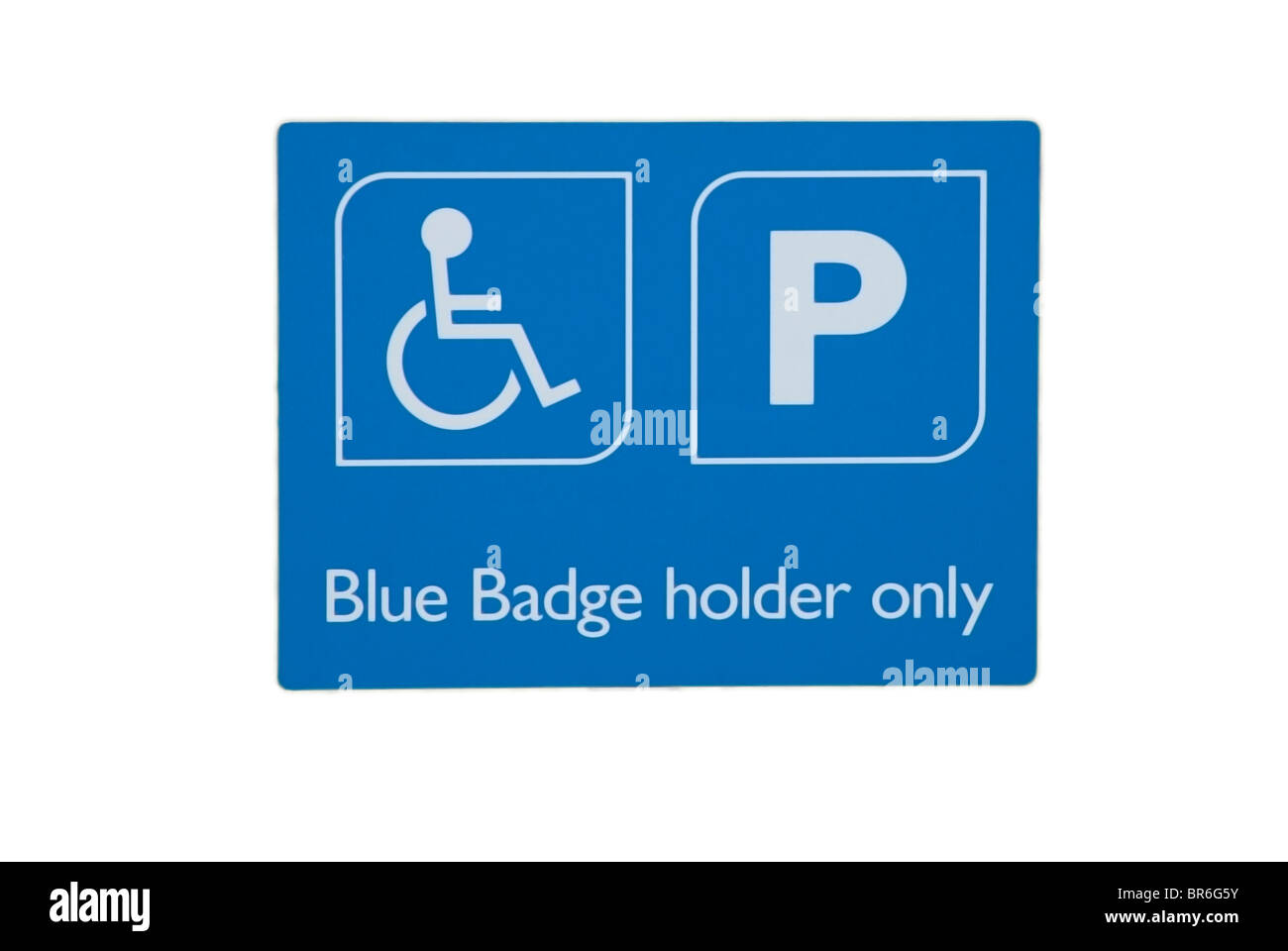Parcheggio Disabili segno Foto Stock