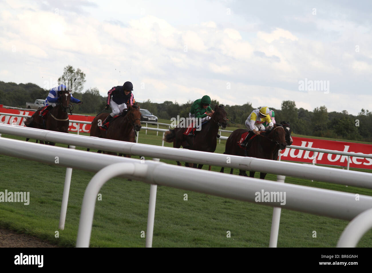 DONCASTER, Inghilterra- 11 Settembre: St leger giorno 5TH GARA DI SETTEMBRE 11, 2010 a Doncaster race course Doncaster Inghilterra il wor Foto Stock