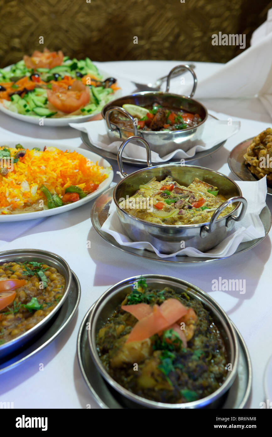 Tour di curry Bradford case Yorkshire Foto Stock