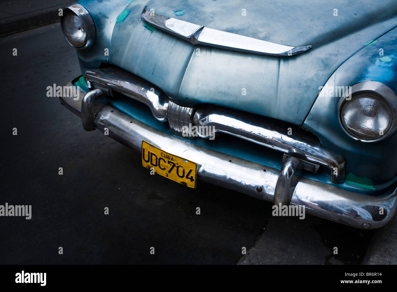 Vintage cubano Automobile Santiago de Cuba Foto Stock