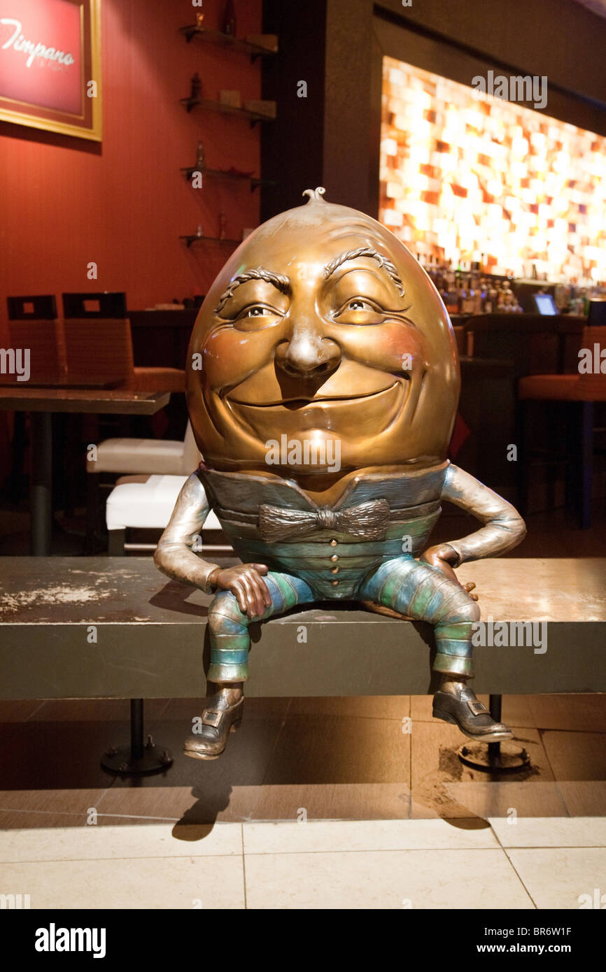 Humpty Dumpty modello il Venetian Hotel Las Vegas Stati Uniti d'America Foto Stock